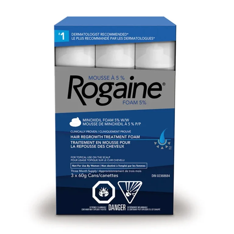 Box of rogaine at Hairloss-Recovery fda approved treatments