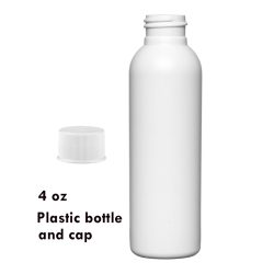 4oz plastic bottle with cap