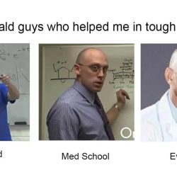 Bald meme with youtube instructors laughter