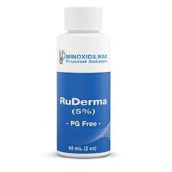 Bottle of RuDerma topical 5% RU-58841